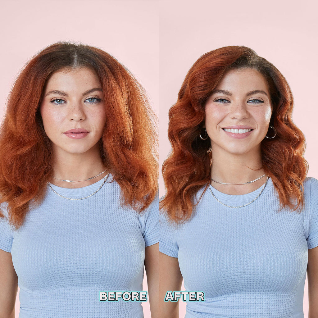 mane 1” Curling Iron Styling Attachment Before and After