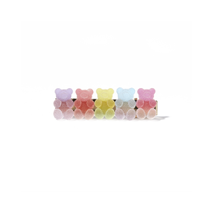 SUGAR OMBRE GUMMY BEARS HAIR CLIPS