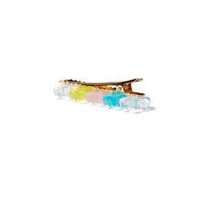 Glossy pastel gummy bear hair clips
