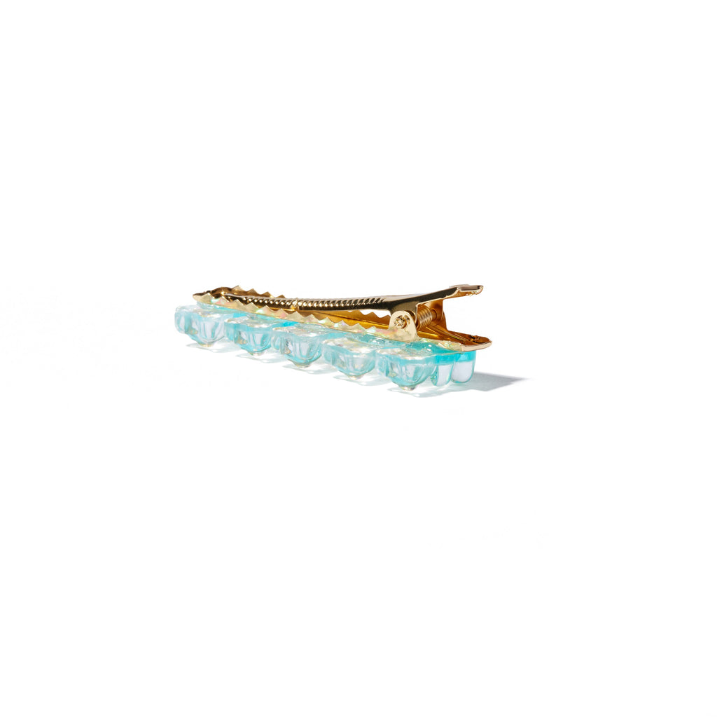 Blue Holo Gummy Bears Hair Clip