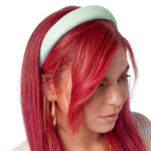 mane by mane addicts bandmate puffy headband in hair side view