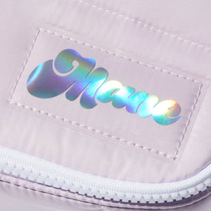 The Stowaway Organizer Up Close Logo Shot