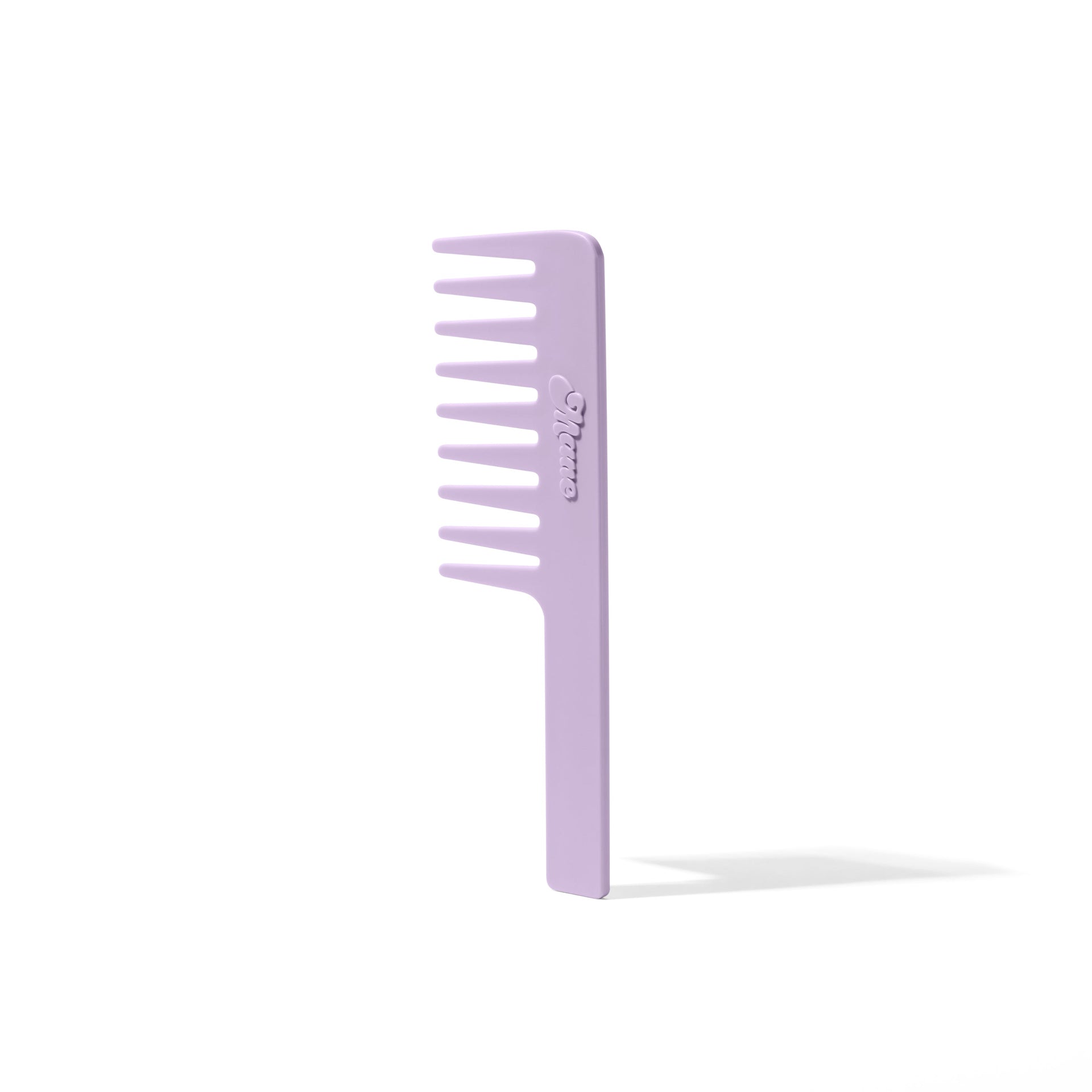 mane not ur average wide-tooth comb in purple