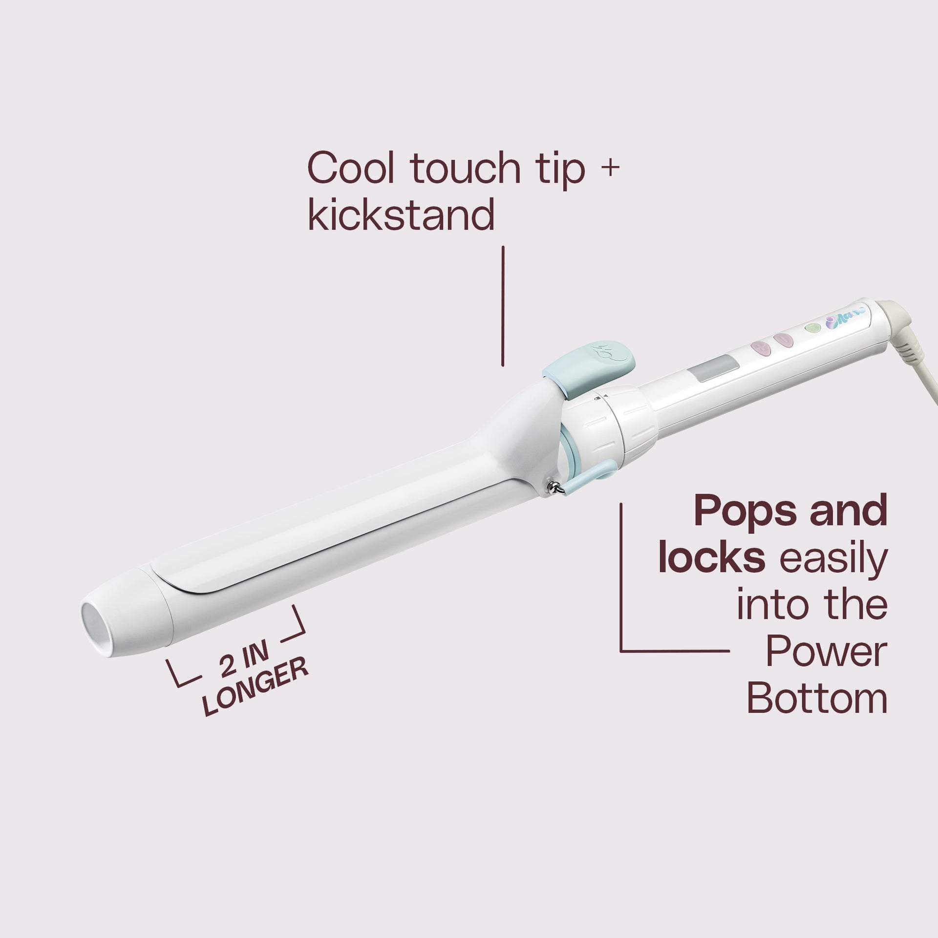 1.25" Extended Length Curling Iron