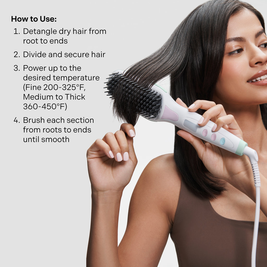 Get Ur Sleek On Hot Straightening Brush