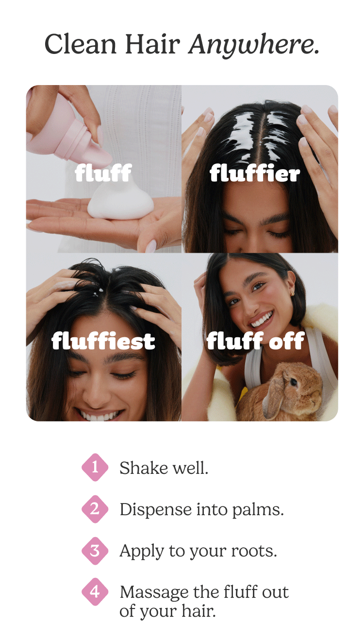 Fresh Fluff Dry Shampoo Foam
