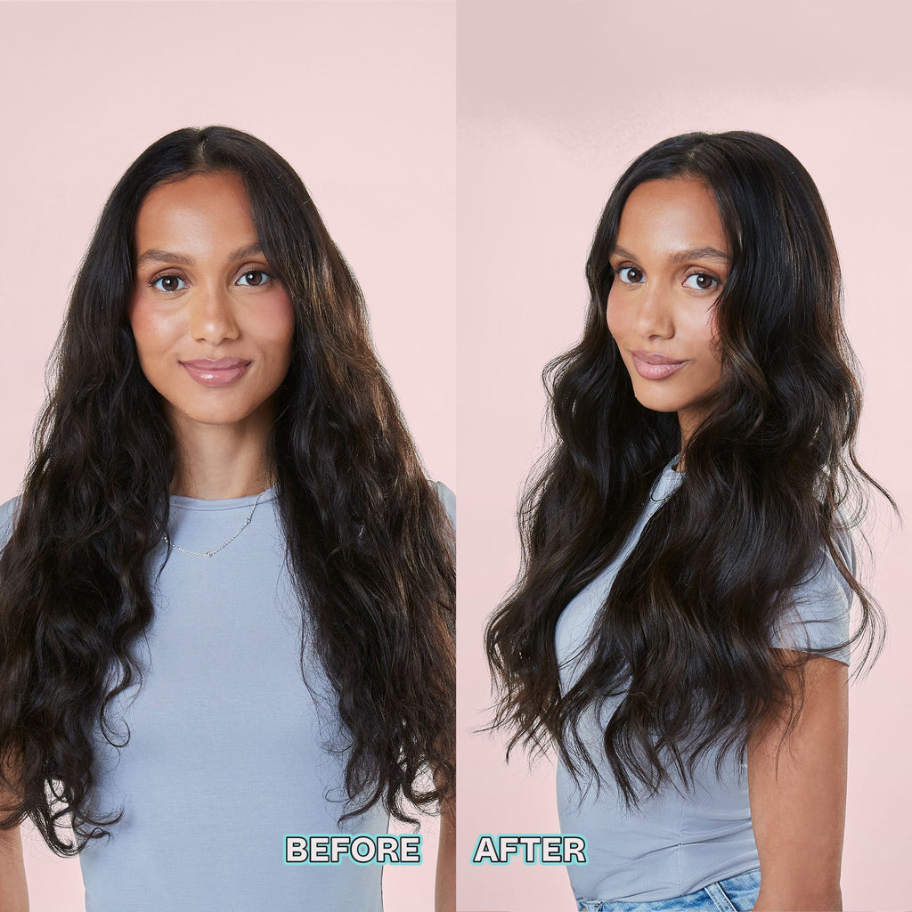 mane three way multi-use flat iron before and after