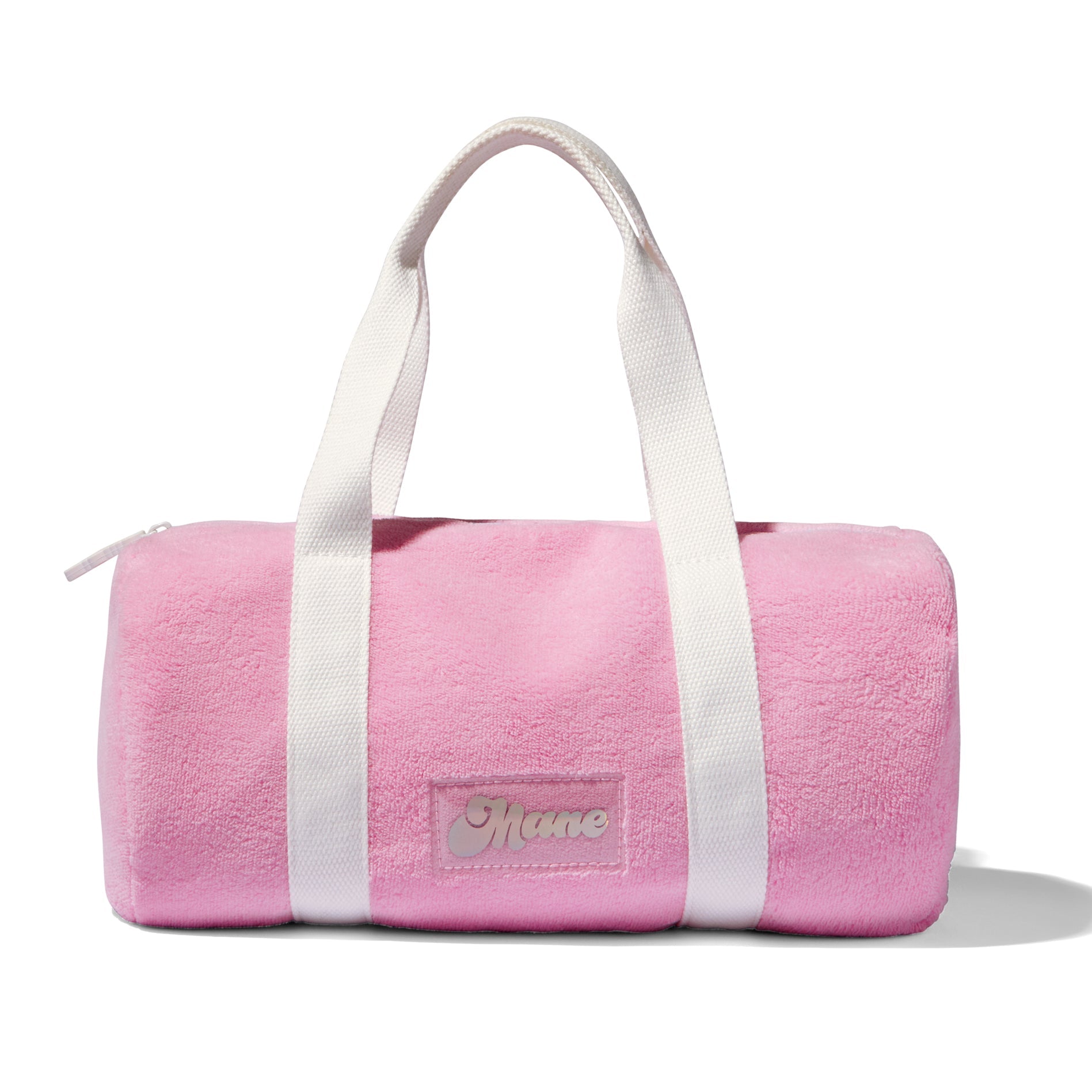 Pink mini duffle bag best sale