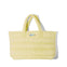 Puffy Tote Bag In Yellow
