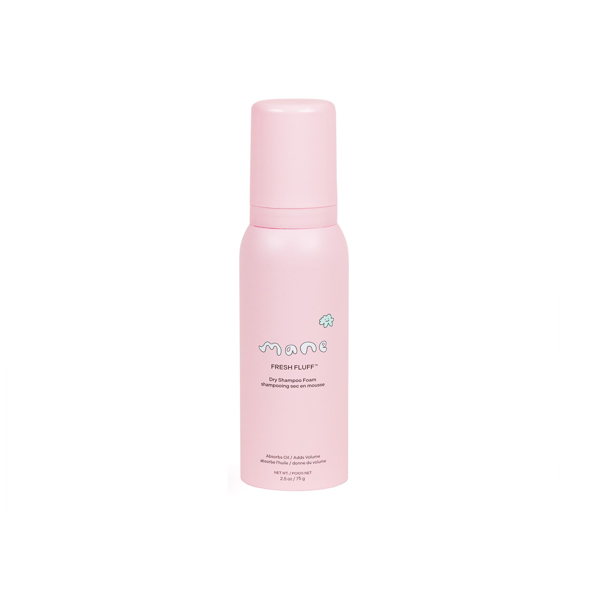 mini fresh fluff dry shampoo foam
